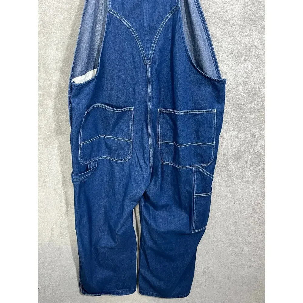 Liberty Denim Bib Overalls 42x28 Farmer Carpenter Workwear Utility